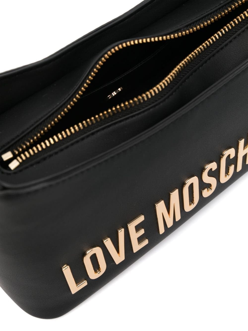 Love Moschino logo-lettering shoulder bag - Image 4