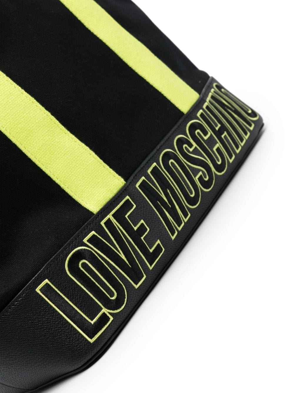 Love Moschino logo-embroidered colour-block tote bag - Image 4