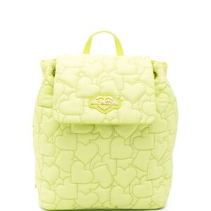 Love Moschino heart-motif quilted backpack