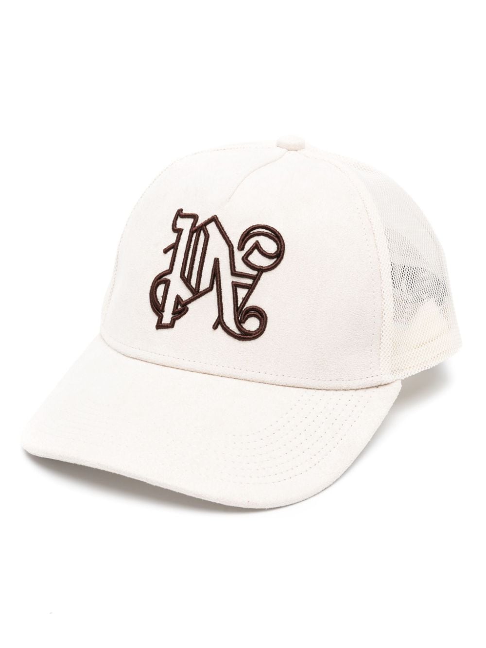Palm Angels monogram-embroidered trucker cap