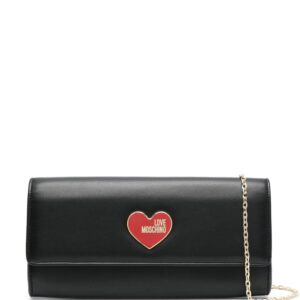 Love Moschino enamelled-logo crossbody bag