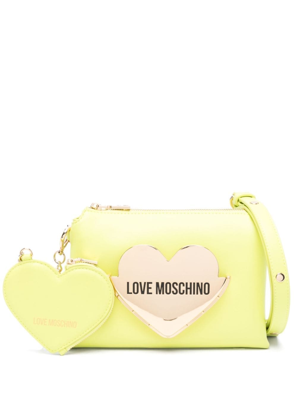 Love Moschino logo-plaque shoulder bag