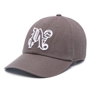 Palm Angels monogram-embroidered baseball cap