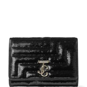 Jimmy Choo Avenue sequin-embellished clutch bag
