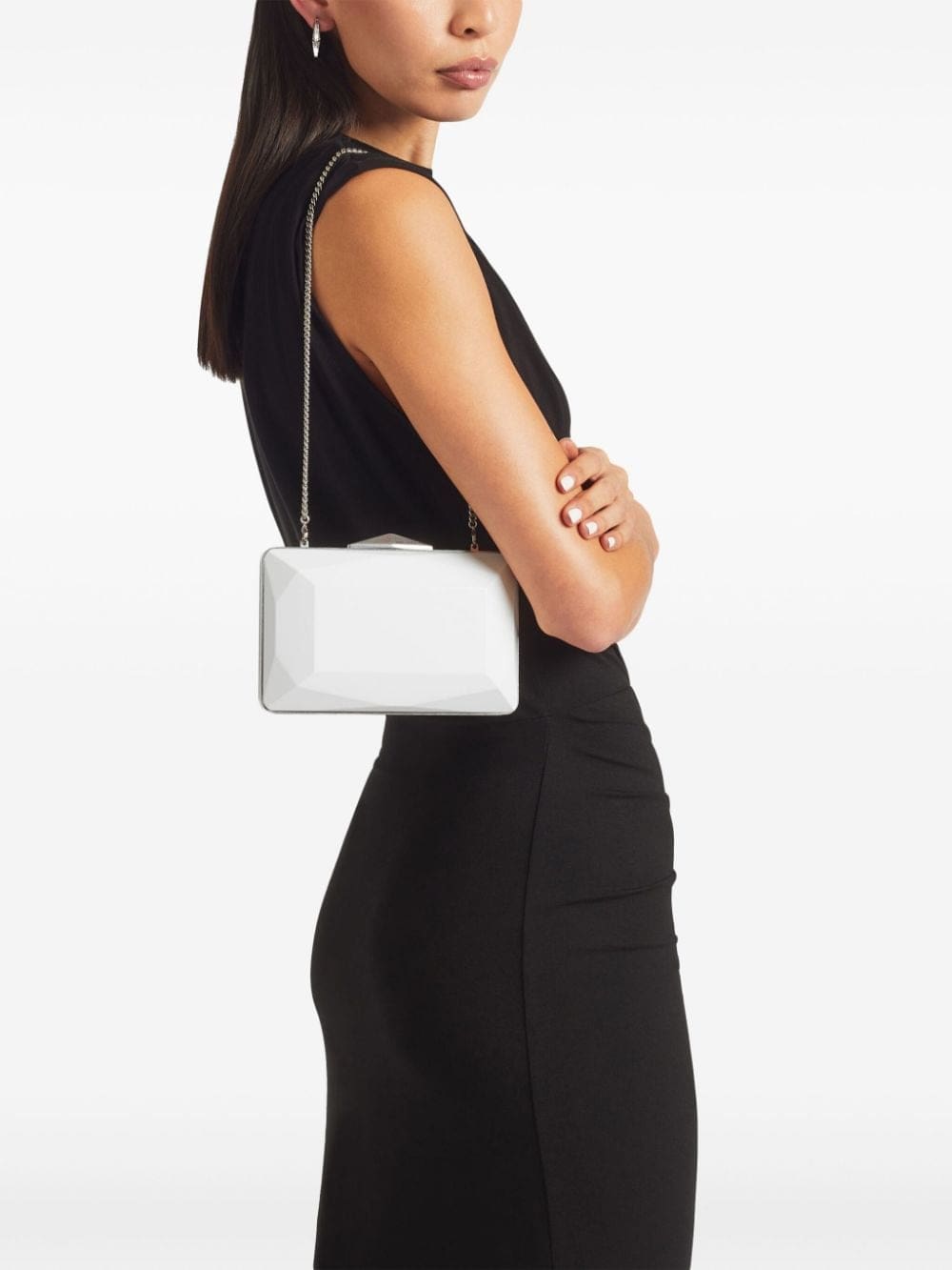 Jimmy Choo Diamond Box clutch bag - Image 2