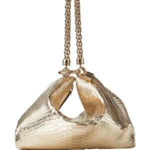 Jimmy Choo Callie snakeskin-effect clutch bag
