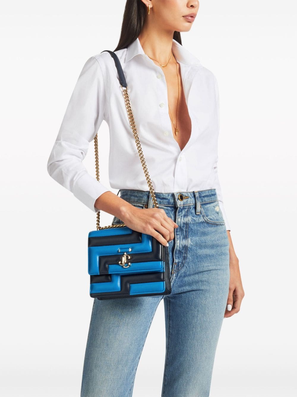 Jimmy Choo Avenue Quad matelassé shoulder bag - Image 2