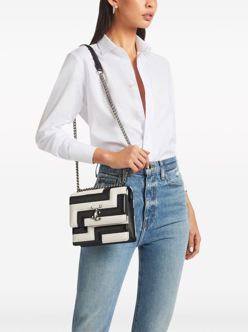 Jimmy Choo Avenue Quad matelassé shoulder bag - Image 2