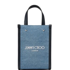 Jimmy Choo denim mini tote bag