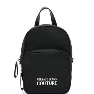 Versace Jeans Couture logo-lettering zipped backpack