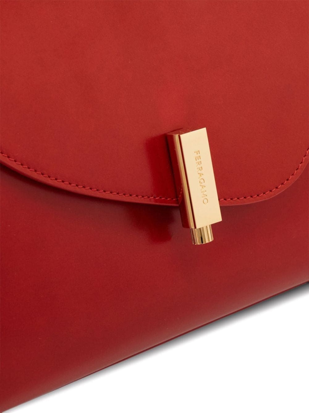 Ferragamo medium Geometric leather tote bag - Image 3