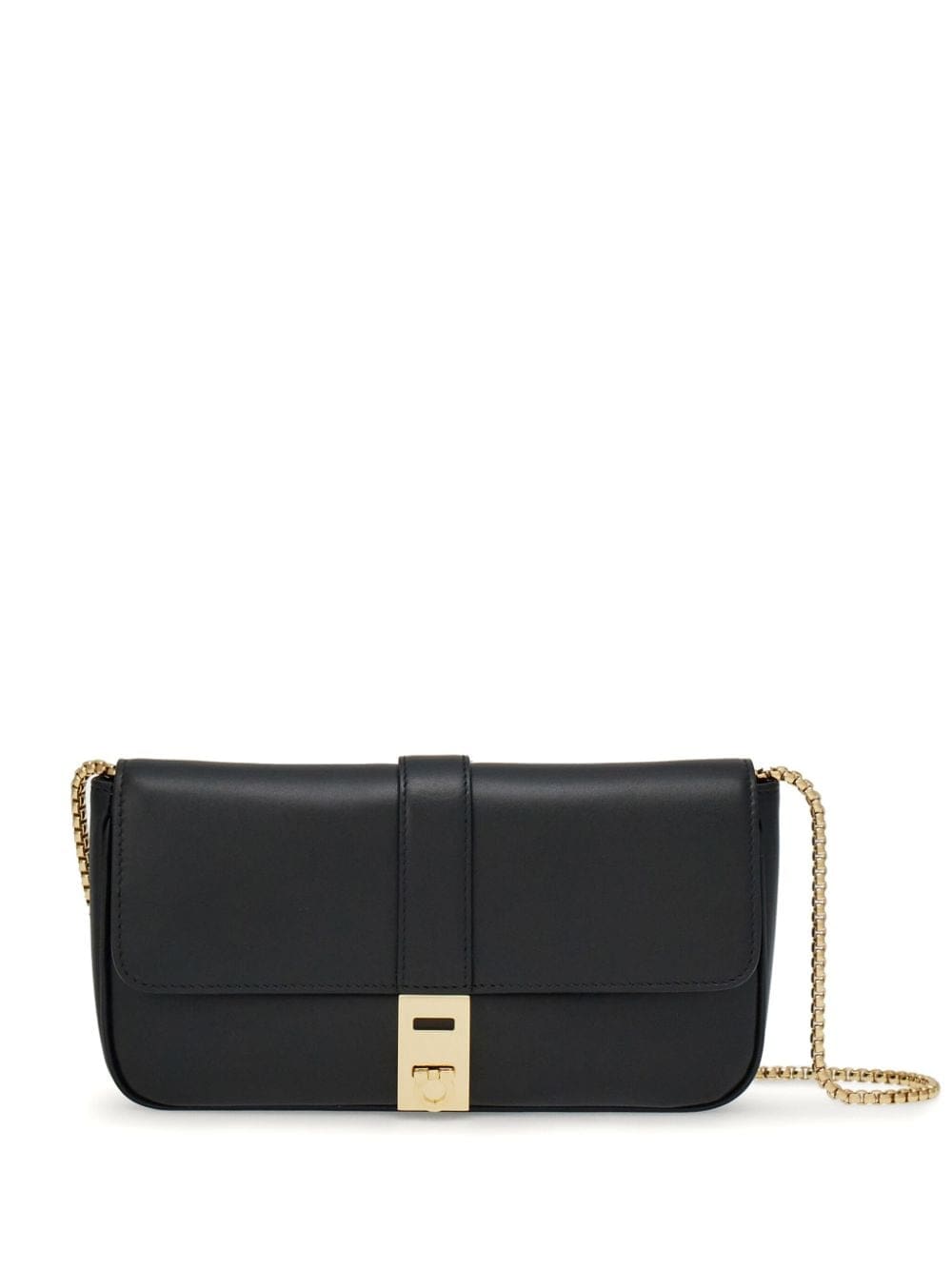 Ferragamo Gancini-plaque leather mini bag
