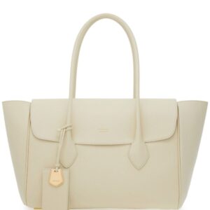 Ferragamo logo-plaque leather tote bag