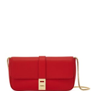 Ferragamo Gancini-detail leather crossbody bag