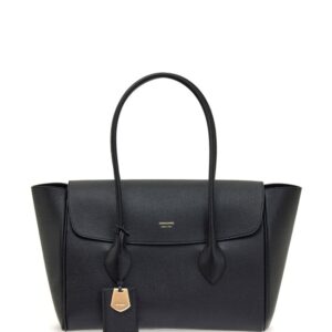 Ferragamo logo-plaque leather tote bag