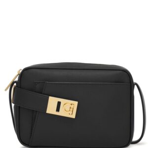 Ferragamo Gancini-buckle leather crossbody bag