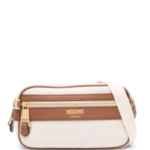 Moschino logo-jacquard belt bag