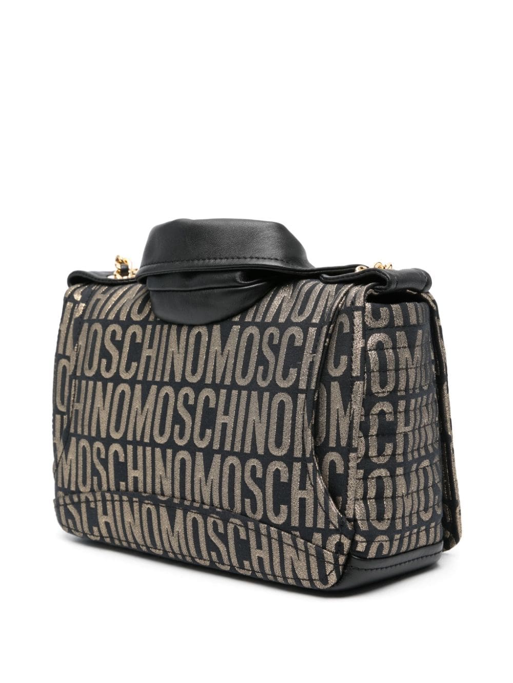 Moschino Biker logo-print shoulder bag - Image 3