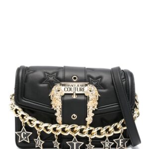 Versace Jeans Couture logo-plaque embellished crossbody bag