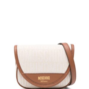 Moschino logo-jacquard crossbody bag