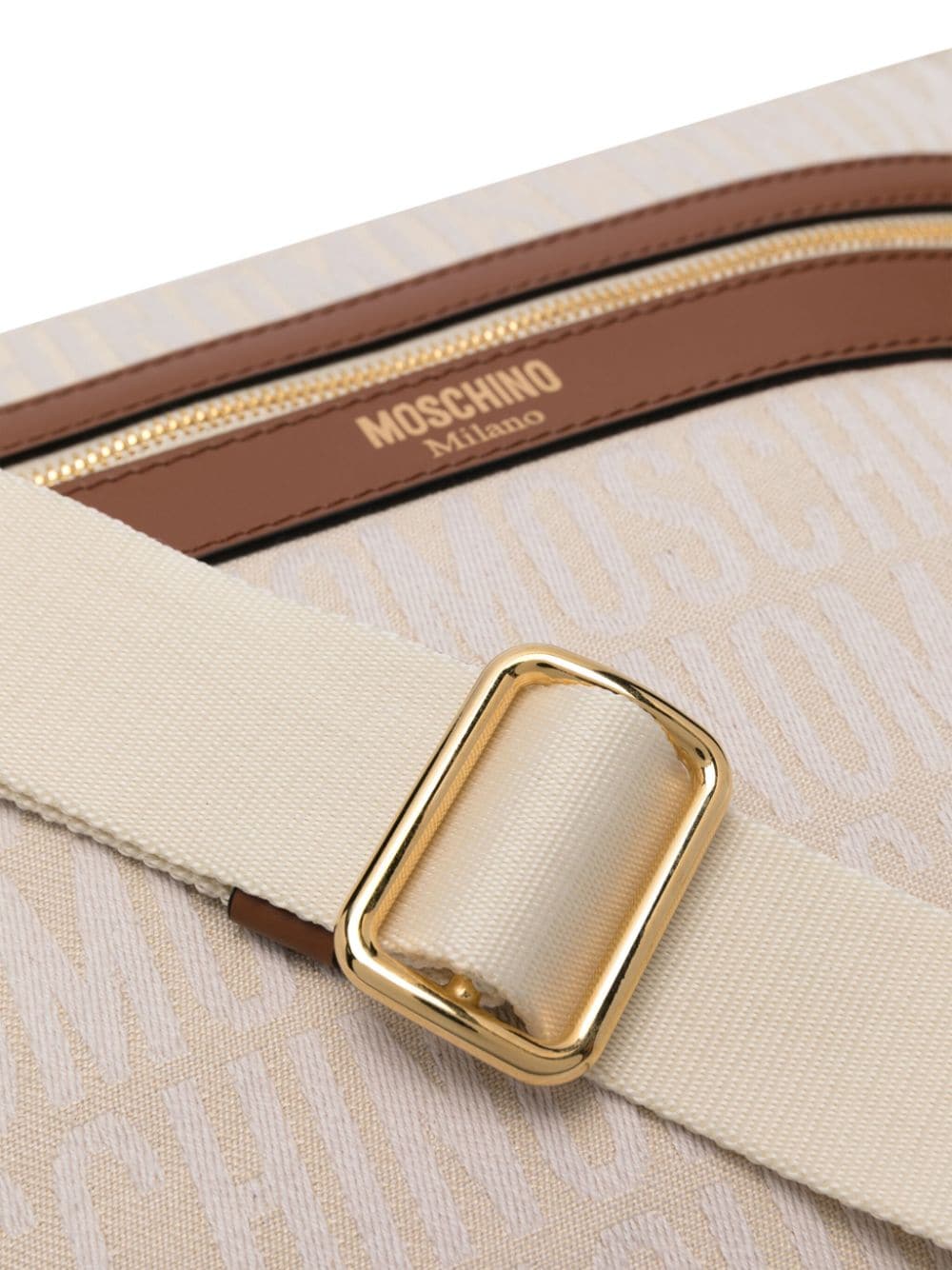 Moschino monogram-jacquard crossbody bag - Image 4