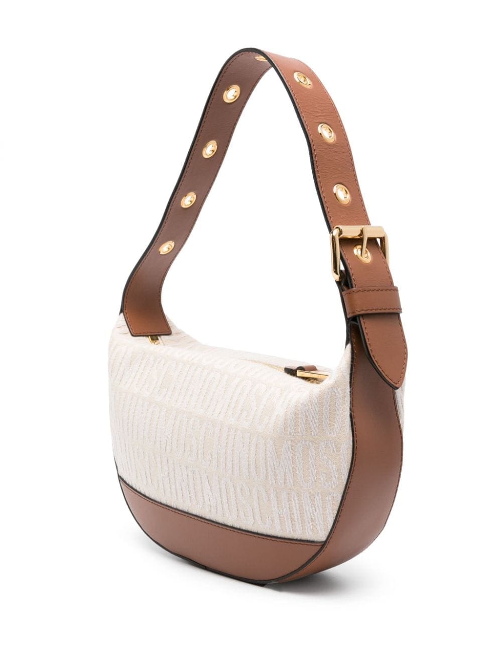 Moschino logo-jacquard shoulder bag - Image 3