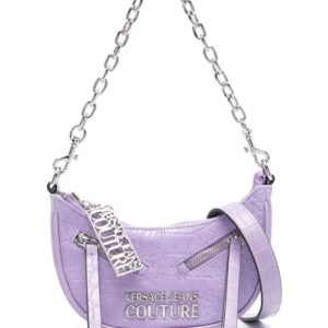 Versace Jeans Couture crocodile-embossed shoulder bag