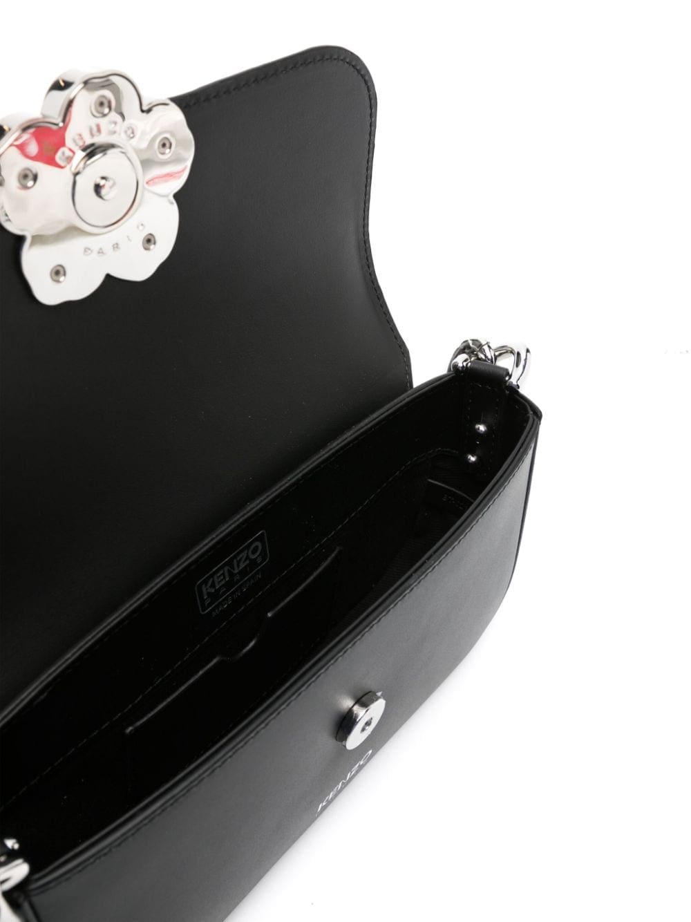 Kenzo Boke Flower-plaque leather shoulder bag - Image 5