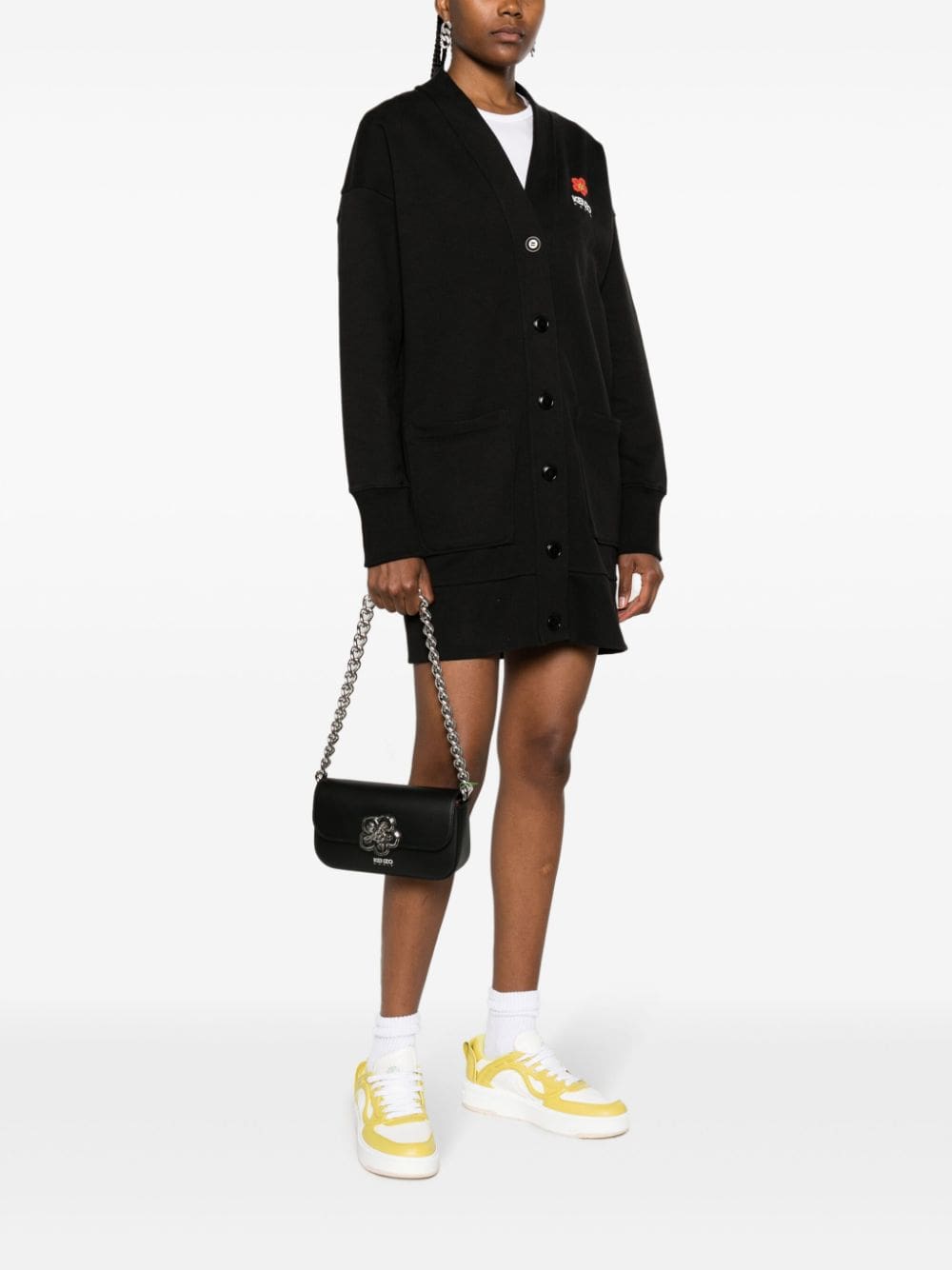 Kenzo Boke Flower-plaque leather shoulder bag - Image 2