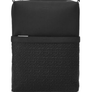 Ferragamo Gancini-debossed leather backpack