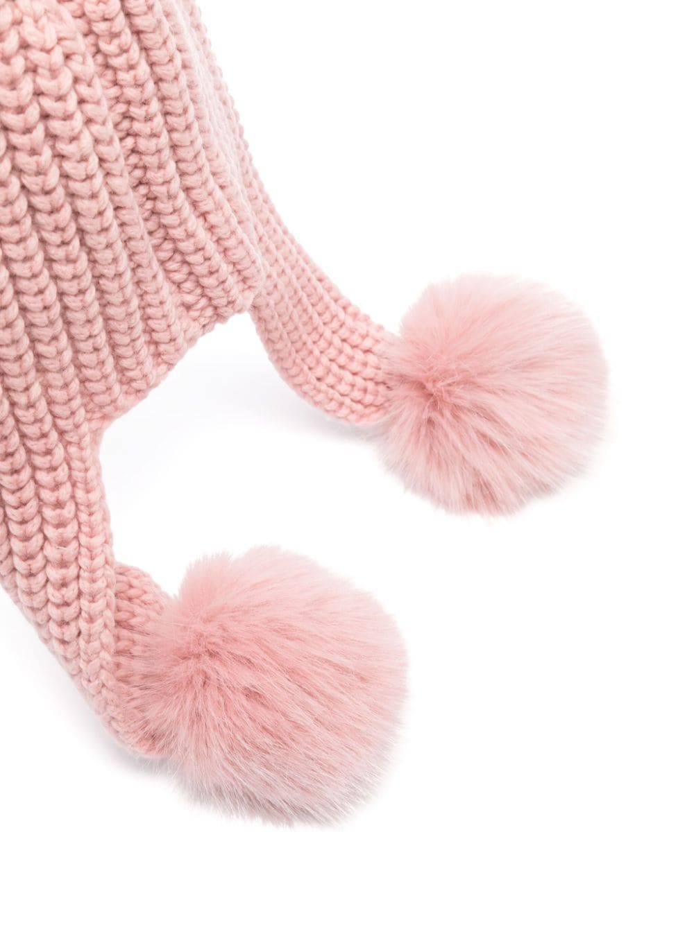 Moncler logo-appliqué pompom beanie - Image 2