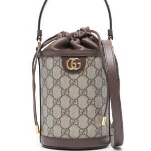 Gucci Ophidia leather bucket bag