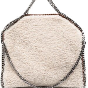 Stella McCartney faux-shearling tote bag