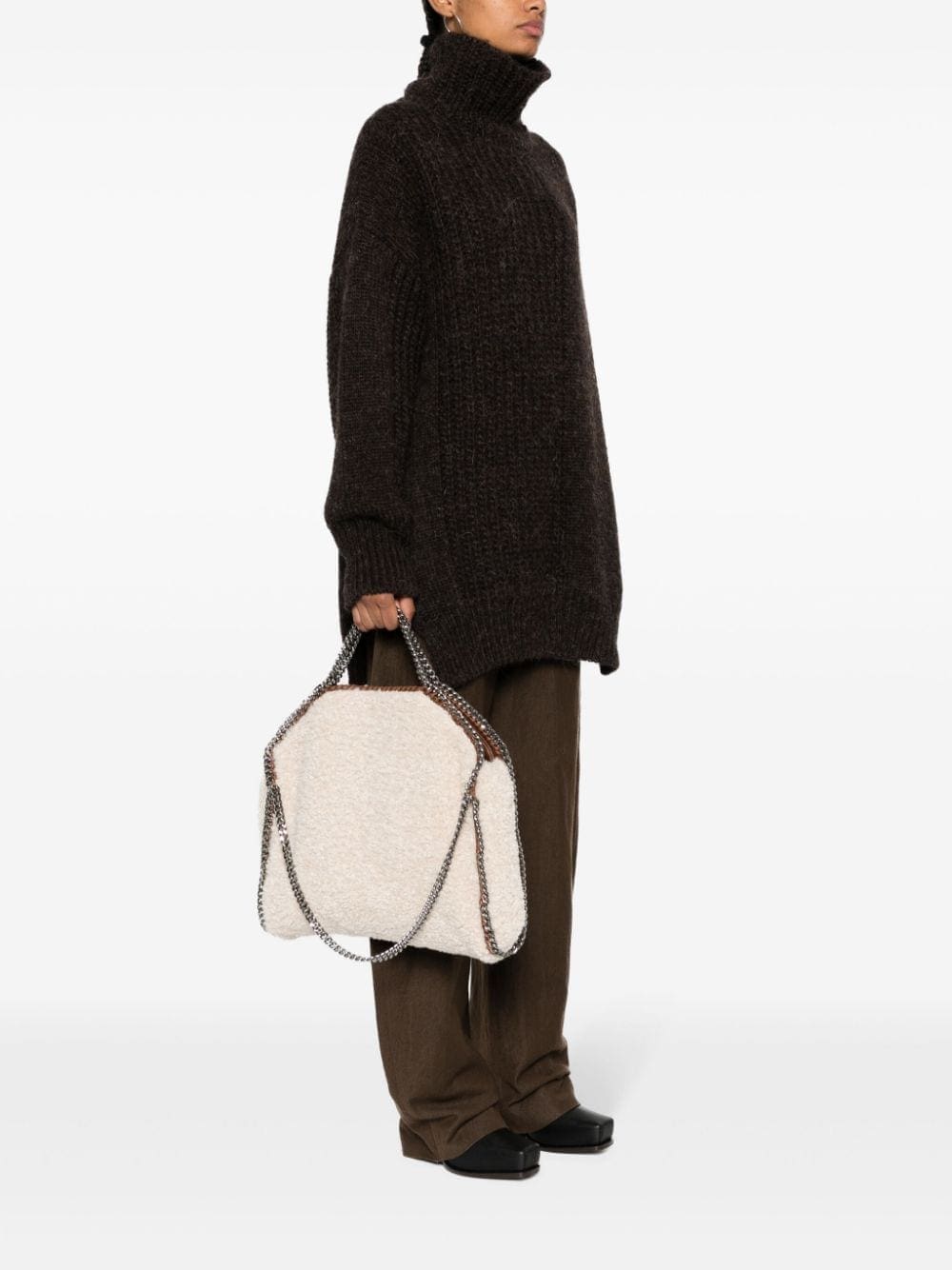 Stella McCartney faux-shearling tote bag - Image 2