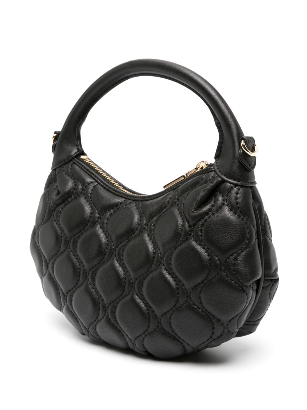 Love Moschino logo-plaque quilted tote bag - Image 3