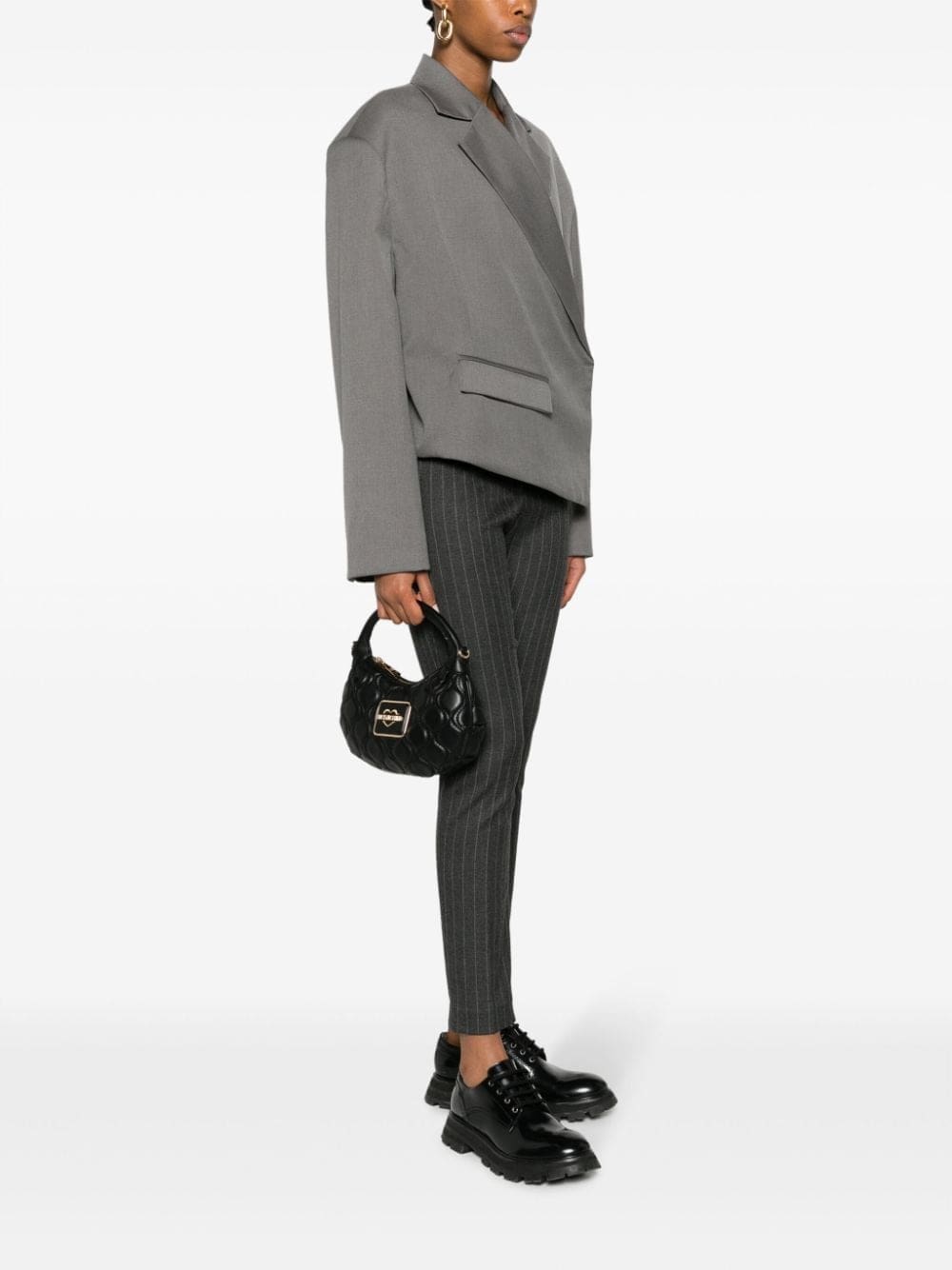 Love Moschino logo-plaque quilted tote bag - Image 2