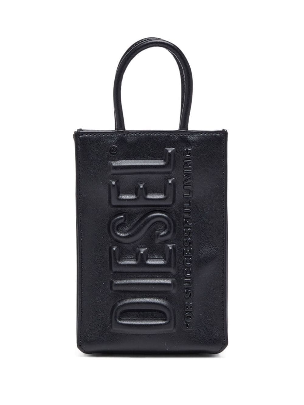 Diesel DSL 3D Mini X logo-embossed tote bag