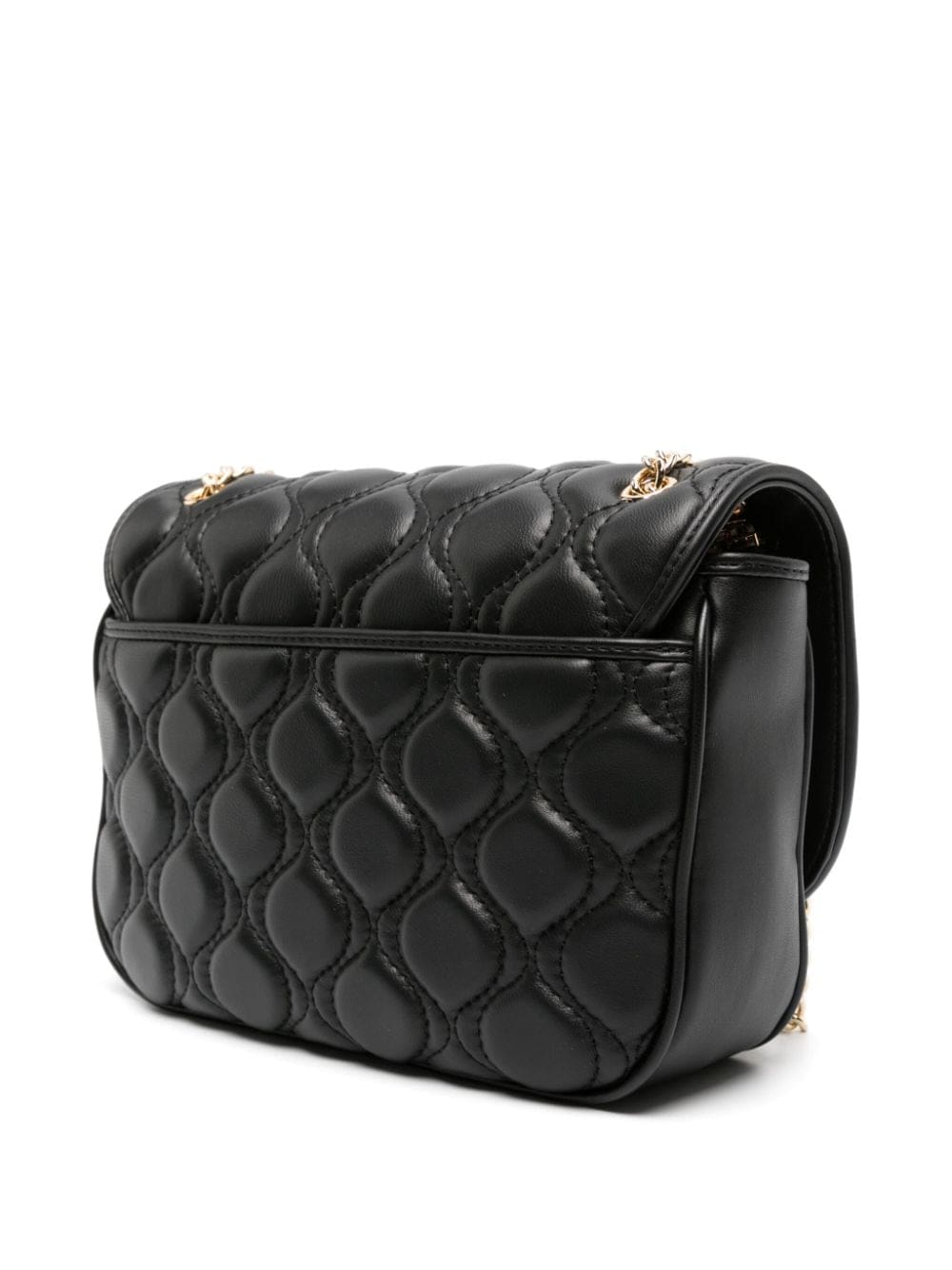 Love Moschino logo-plaque leather shoulder bag - Image 3