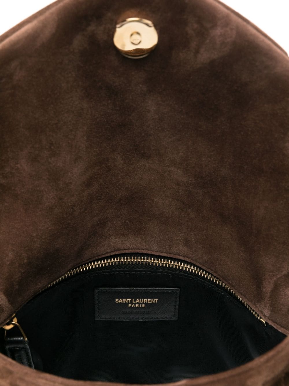 Saint Laurent Loulou Puffer small suede shoulder bag - Image 5