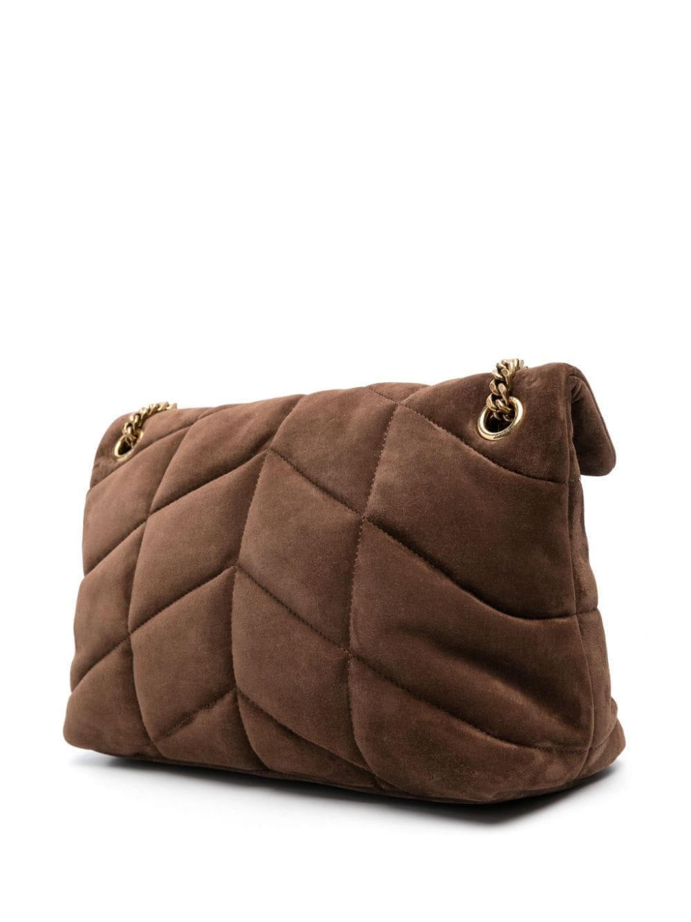 Saint Laurent Loulou Puffer small suede shoulder bag - Image 3