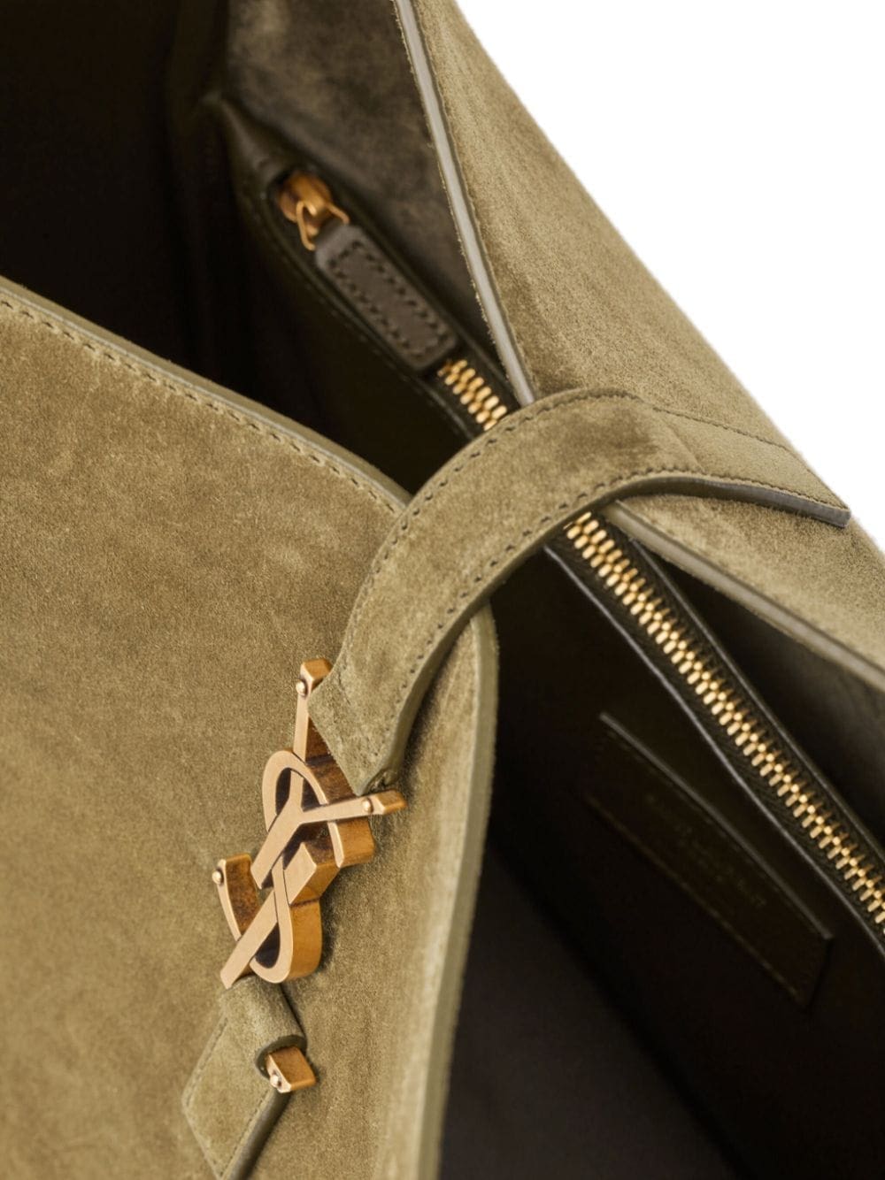 Saint Laurent large Le 5 à 7 suede shoulder bag - Image 5