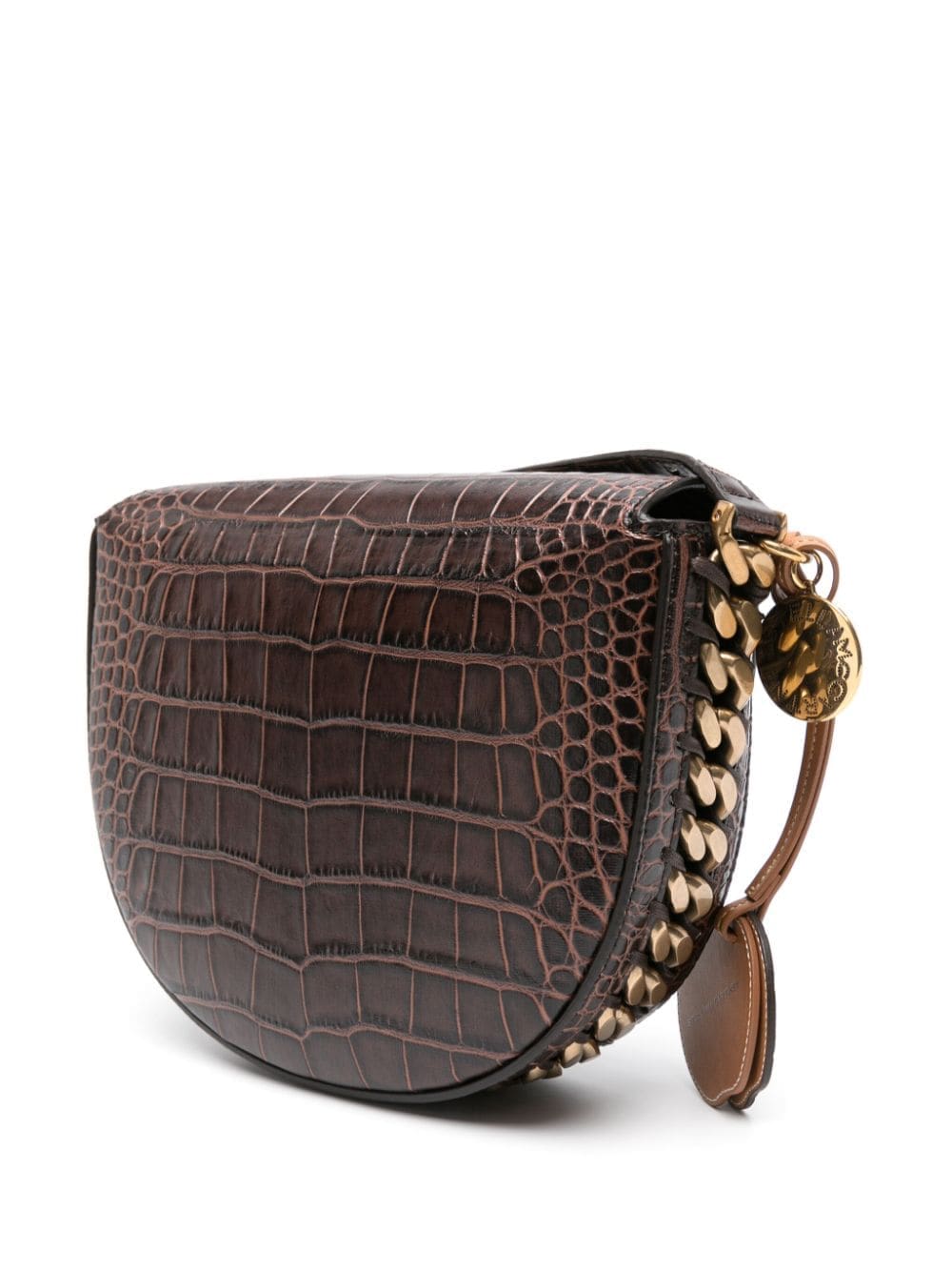 Stella McCartney medium FrayMe embossed-crocodile shoulder bag - Image 3