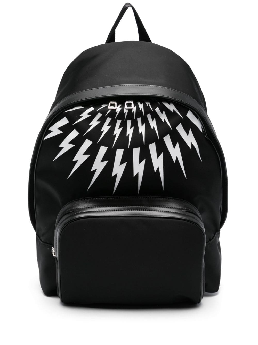 Neil Barrett Thunderbolt-print zipped backpack