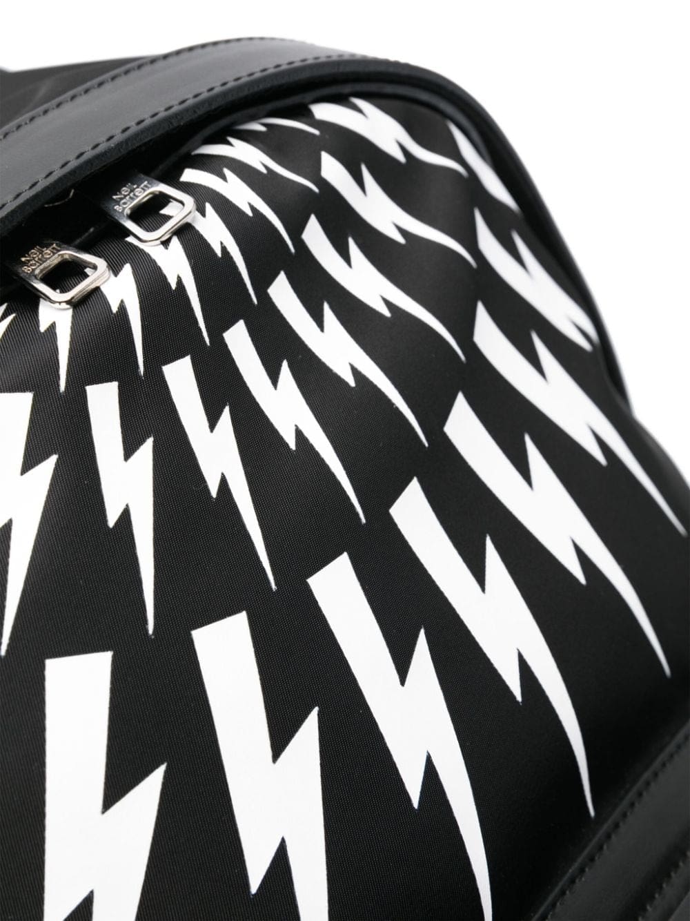 Neil Barrett Thunderbolt-print zipped backpack - Image 4