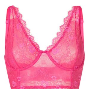 Lethicia Bronstein  Alexandra floral-lace bra