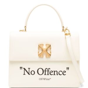 Off-White Jitney leather tote bag