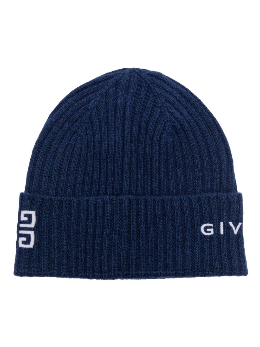 Givenchy 4G logo-embroidered ribbed-knit beanie