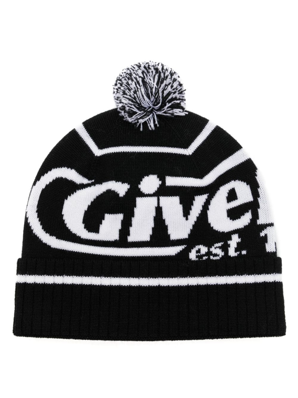 Givenchy intarsia-knit logo wool beanie