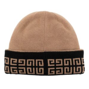 Givenchy 4G logo-intarsia two-tone beanie