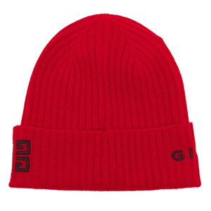 Givenchy 4G-motif logo-embroidered wool-blend beanie